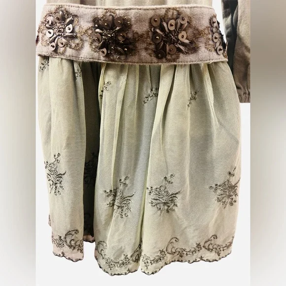 Luna Luna Copenhagen Belted Sequin Embroidery Dress - Picture 4 of 11